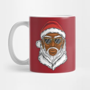 Black Santa Cartoon Mug